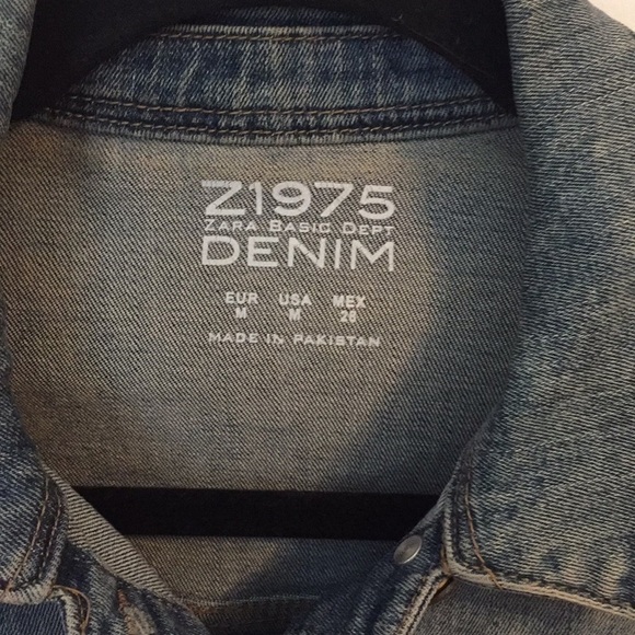 Zara Jeans jacket Size M - Picture 3 of 8